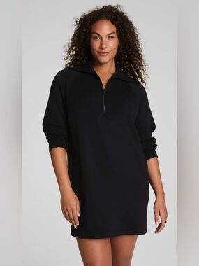 SPANX Air Essentials Quarter Zip Relaxed Fit Dress - Size Small (runs large)